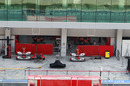 The Ferrari garage 