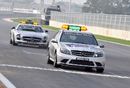 Safety cars take to the circuit on Thursday