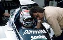 Nelson Piquet with Brabham team owner Bernie Ecclestone