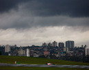 Rain clouds over Sao Paulo during final practice