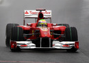Felipe Massa on track in his Ferrari