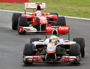 Lewis Hamilton leads Fernando Alonso