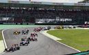 The start of the Brazilian Grand Prix