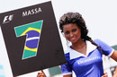 Felipe Massa's grid girl