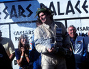 Nelson Piquet celebrates his first world title with Brabham