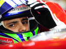 Felipe Massa in the cockpit of his Ferrari