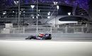 Sebastian Vettel under the Abu Dhabi lights