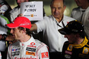 Peter Sauber has a joke at Jenson Button's expense