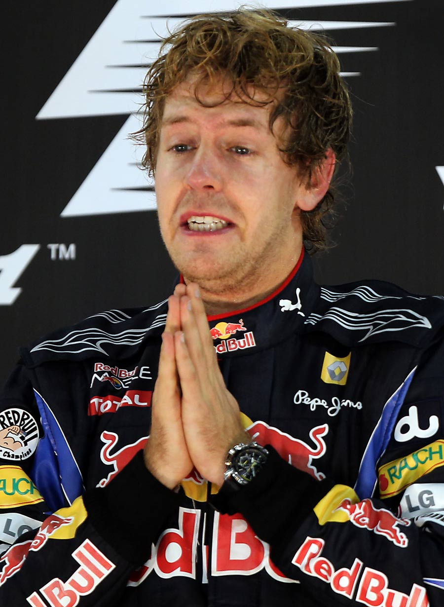 Sebastian Vettel's prayers were answered in Abu Dhabi