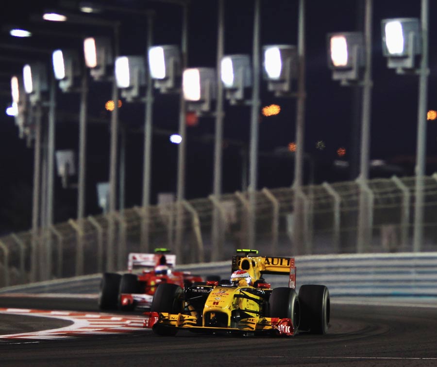 Vitaly Petrov held off Fernando Alonso for sixth