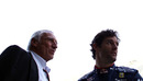 Dietrich Mateschitz and Mark Webber before the title decider