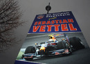 A sign in Sebastian Vettel's home town celebrating the new world champion
