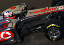 Gary Paffett gathers data for McLaren on the new Pirelli tyres