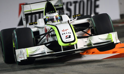 Button didn't score big points in Singapore