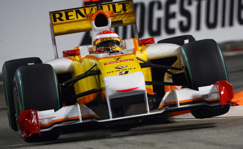 Fernando Alonso came third in Sinagpore