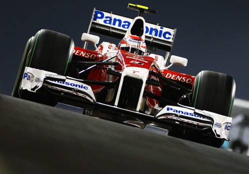 Kamui Kobayashi scored points at his second F1 race