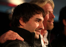 Timo Glock with team owner Sir Richard Branson