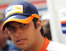 Nelson Piquet Jnr answers questions from journalists