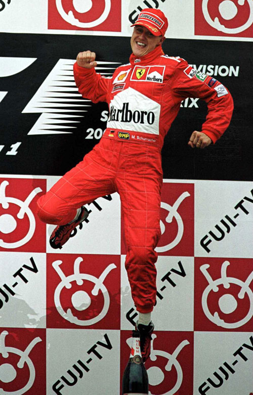 Michael Schumacher won the 2000 championship
