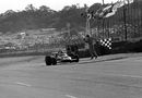 Mario Andretti takes the chequered flag in South Africa to win his first grand prix