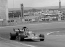 Emerson Fittipaldi on his way to victory in Spain