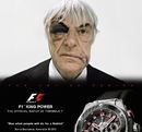 Having been mugged of his Hublot watch in London, Bernie Ecclestone agreed to make a cheeky advert for the watch company 