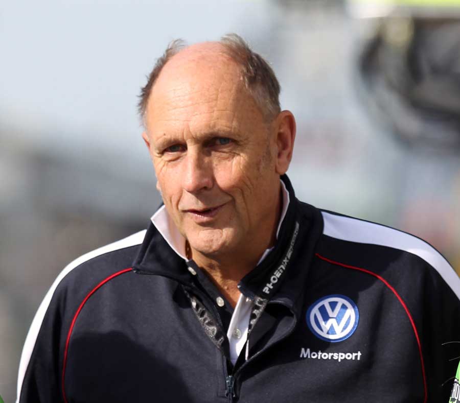 Hans Joachim Stuck in his role as a Volkswagen motorsport director