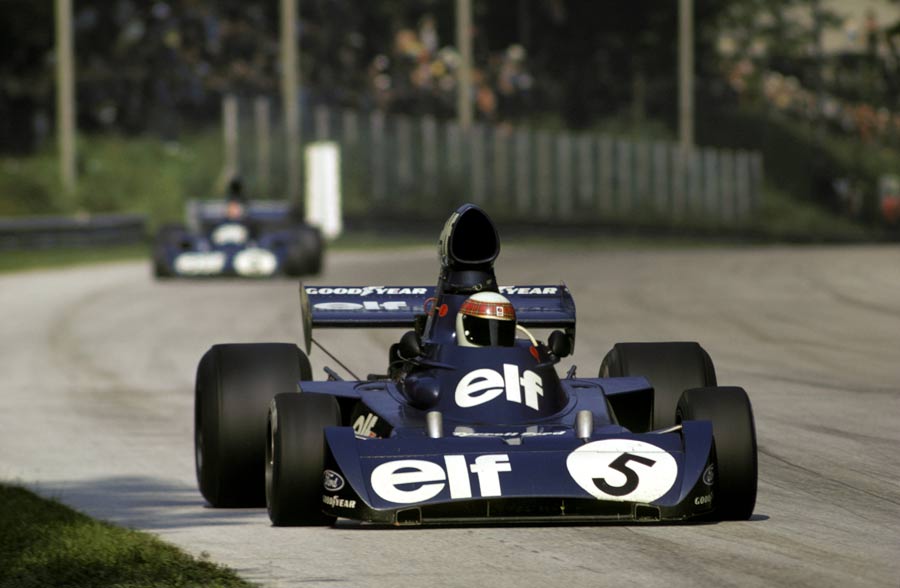 Jackie Stewart picked his way through the field to finish fourth