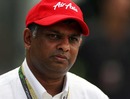 AirAsia boss Tony Fernandes in the paddock