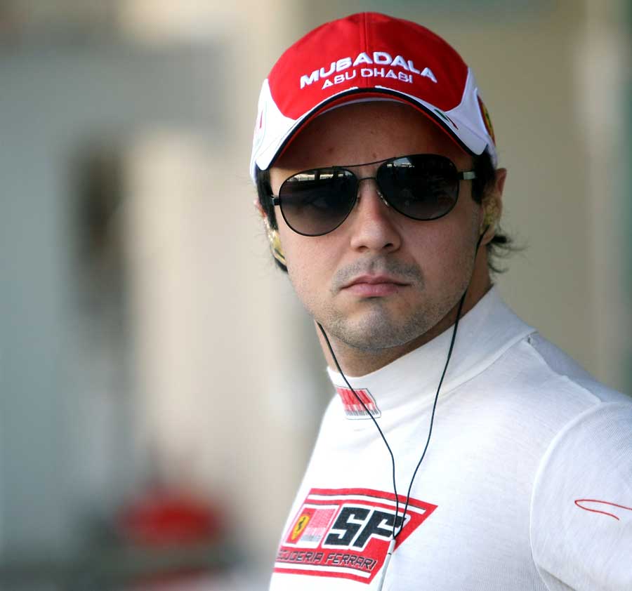 Felipe Massa in the pit lane