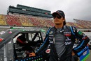 Nelson Piquet Jnr stands on the grid prior to the NASCAR Camping World Truck Series VFW 200, Michigan International Speedway, Brooklyn, Michigan, June 12, 2010 