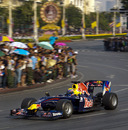 Mark Webber takes his Red Bull to the streets of Bangkok