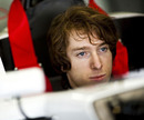 Mirko Bortolotti in the cockpit of the new GP3 car