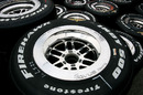 Tyres lined up for the Indy 500