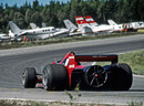 Niki Lauda gets used to the extra downforce created by the extractor fan on the back of his Brabham BT46B