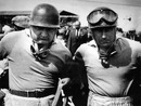 Maserati team-mates Jose Froilan Gonzalez and Juan Manuel Fangio 