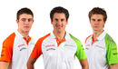 Force India's new driver line-up for 2011 - Paul di Resta, Adrian Sutil and Nico Hulkenberg