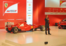 Luca di Montezemolo speaks at the launch of the F150