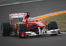 Fernando Alonso gets his first taste of Ferrari's 2011 car