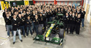 Lotus staff with the new T128