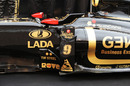 Side view of the new Lotus Renault R31 