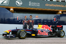 Sebastian Vettel and Mark Webber with the new Red Bull RB7