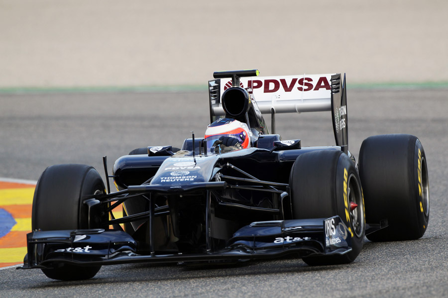 Rubens Barrichello in the new Williams FW33