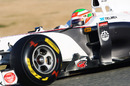 Sergio Perez in the Sauber C30