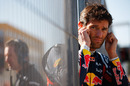 Mark Webber waits for his turn