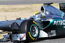 Nico Rosberg in the Mercedes GP W02