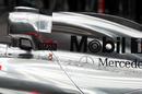 A detail on the MP4-26 at the media launch