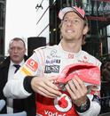 Jenson Button meets the fans
