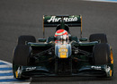 Jarno Trulli kicks off Lotus' second test of 2011