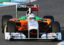 Adrian Sutil on track ini the Force India